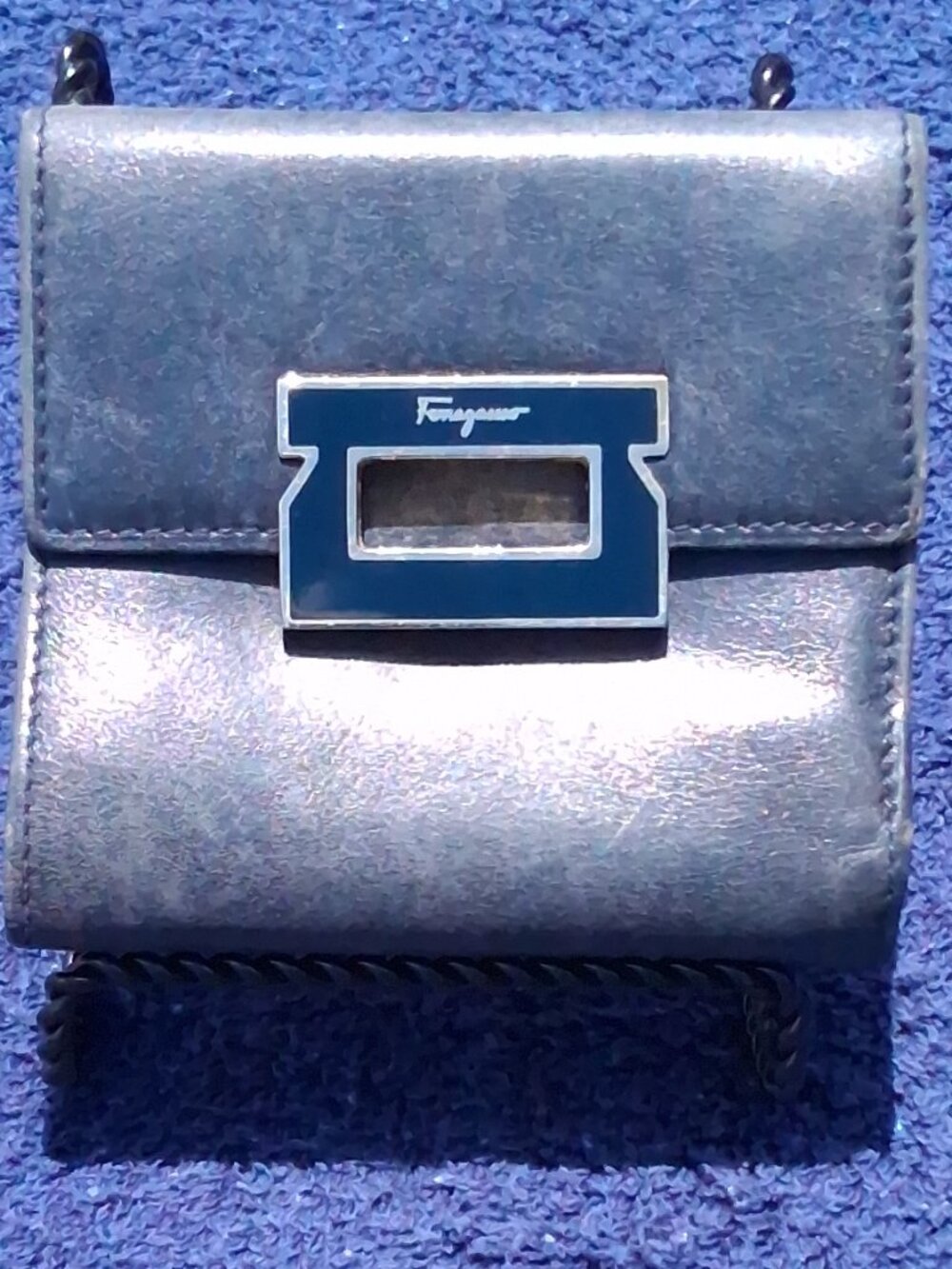 Salvatore Ferragamo Leather Wallet • Black • Gancini Hardware • Made in Italy